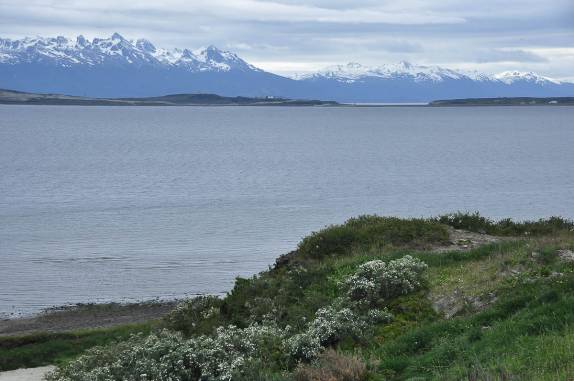 O Canal de Beagle, perto de Ushuaia, no sul da Terra do Fogo, na Argentina
